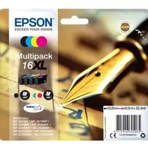 Epson 16XL Original Ink Cartridges - Black / Cyan / Magenta / Yellow