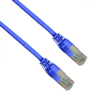 0.5 Meter RJ45 Network Cable shielded CAT6 - BLUE