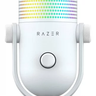Razer Seiren V3 Chroma Quartz RGB Streaming Microphone - white