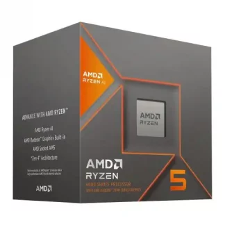 AMD Ryzen 5 8600G 4.35GHz 6 Core AM5 Processor, 12 Threads,4.3GHz up to5.0GHz Boost, 22MB Cache, 65W, with Wraith Stealth Cooler, Radeon Graphics