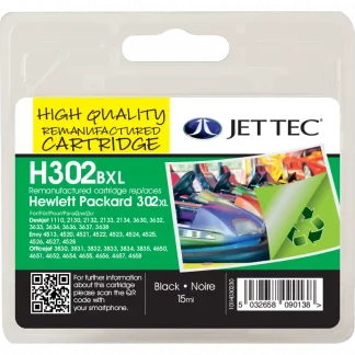 JetTec HP 302XL Black compatible