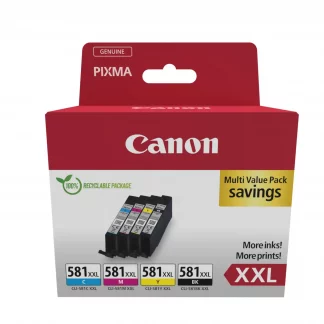 Canon CLI-581XXL Original Inkjet Ink Cartridge - Multi-pack - CMYK Pack