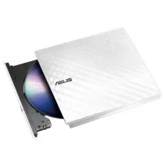 Asus (SDRW-08D2S-U LITE) External Slimline DVD Re-Writer, USB, 8x, White, Cyberlink Power2Go 8