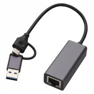 USB to Ethernet 2.5GbE USB 3.2 Type C and USB A RJ45 LAN Network Adapter NIC