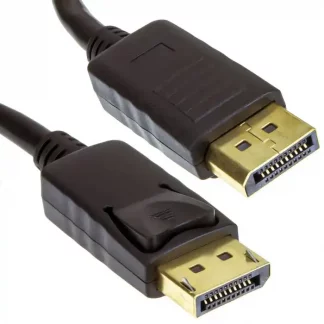 DisplayPort Male Plug to Plug Video Cable Gold 5m