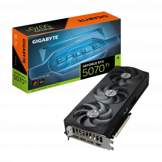 Gigabyte NVIDIA GeForce RTX 5070 Ti EAGLE OC SFF 16GB GDDR7 Graphics Card, 8960 CUDA Cores, 2542 MHz Core Clock, Triple Fan, 3x DisplayPorts / 1x HDMI Port