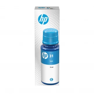 HP 31 Ink Refill Kit - Cyan - Inkjet - 8000 Pages - 70 mL