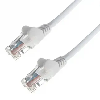 2m RJ45 CAT6 UTP Stranded Flush Moulded LS0H Network Cable - 24AWG - White
