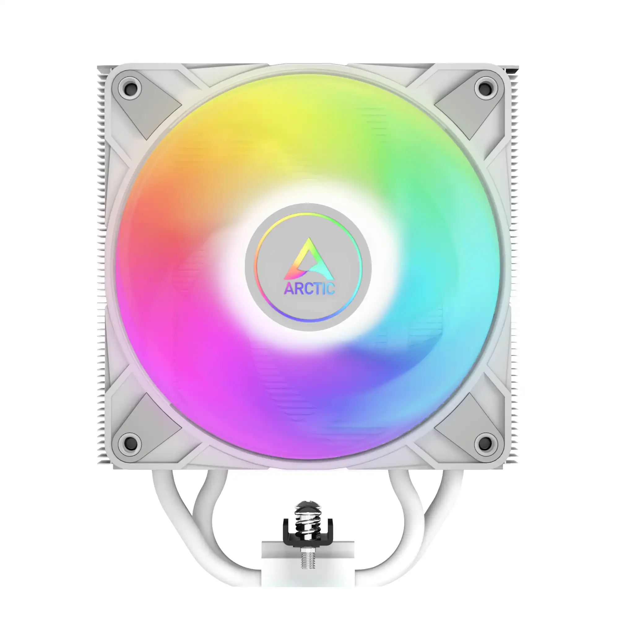 Arctic Freezer 36 A-RGB Heatsink & Fan, Intel & AMD, Direct Touch, 2x P12 PWM PST ARGB Fans, Fluid Dynamic Bearing, White - Image 2