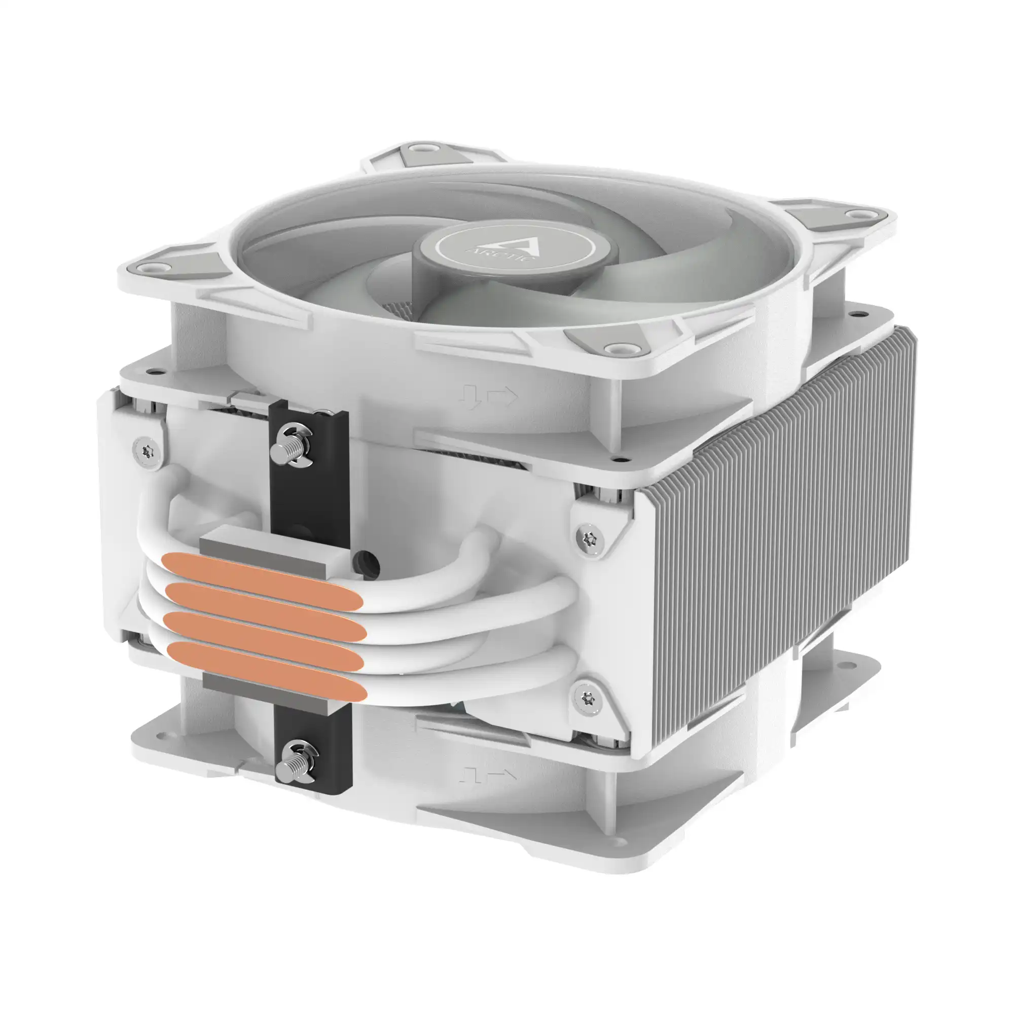 Arctic Freezer 36 A-RGB Heatsink & Fan, Intel & AMD, Direct Touch, 2x P12 PWM PST ARGB Fans, Fluid Dynamic Bearing, White - Image 8