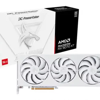 PowerColor Radeon RX 9070 XT Hellhound Spectral White OC
