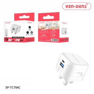 Ven Dens 20w type A & C charger