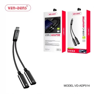 Ven-Dens USB-C to USB-C Power and USB-C Headphone