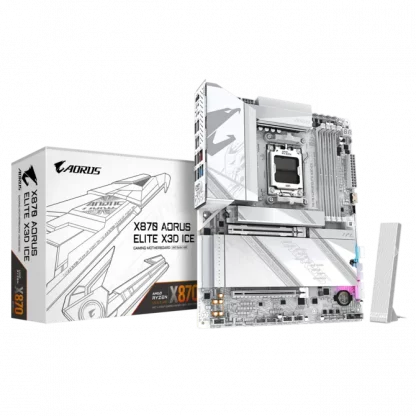 X870 AORUS ELITE X3D ICE Moederbord (White