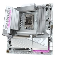Gigabyte B860M AORUS ELITE WIFI6E ICE Intel 1851 Socket Motherboard, Micro-ATX, 4x DDR5 Slots, 3x M.2 Sockets, Fitted I/O Shield, 2.5GbE LAN, Wi-Fi 6E, 1x DisplayPort / 1x HDMI / 1x USB-C (USB4) - Image 3