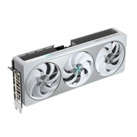 Gigabyte NVIDIA GeForce RTX 5070 AERO OC 12GB GDDR7 Graphics Card, 6144 CUDA Cores, 2625 MHz Core Clock, Triple Fan, White, RGB, 3x DisplayPorts / 1x HDMI Port