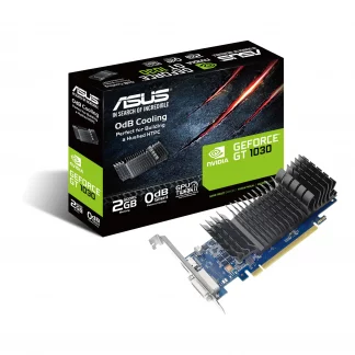ASUS GT1030-SL-2G-BRK  Graphics card  GF GT 1030 2 GB GDDR5 PCIe 3.0  low profile DVI, HDMI fanless