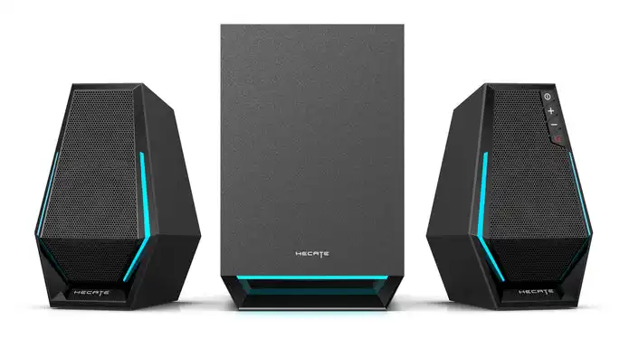Edifier Hecate G1500 MAX Bluetooth RGB Gaming 2.1 Speaker System - Black - Image 2