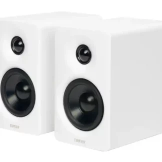 Edifier M60 2.0 Compact Desktop Hi-Res Bluetooth Speaker System - With Stands - White - CM-M60/WHT