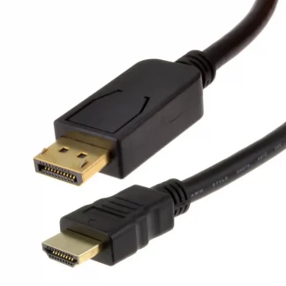 DisplayPort Plug to HDMI Male Plug Display/Monitor/TV Cable 3m