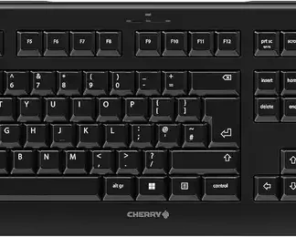 Cherry KW3000 Slim Wireless Keyboard - UK Layout - Black - KB-CHERRY-KW3000