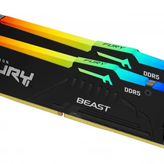 Kingston FURY Beast RGB 32GB (2x16GB) 6000MT/s DDR5 Memory Kit
AMD EXPO PROFILE SUPPORT Intel® XMP 3.0-Ready and Certified