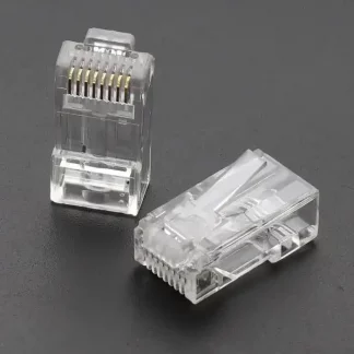 Pass Through RJ45 Plug Crimps For Cat5e/Cat6 Ethernet Network Cables