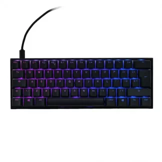 Ducky Mecha Mini 60% RGB USB Mechanical Gaming Keyboard - Cherry MX Black UK Layout