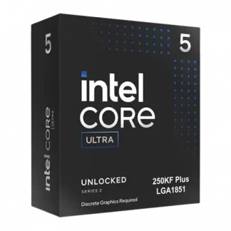 Intel Core Ultra 5 Series 2 (2nd Gen) 250KF PLUS Octadeca-core (18 Core) 4.20 GHz Processor - 30 MB L3 Cache - 30 MB L2 Cache - 64-bit Processing - 5.30 GHz Overclocking Speed - Socket LGA-1851 - 18 Threads