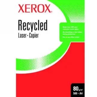 Xerox Recycled White Printer Paper 500 x A4 80GSM