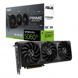 ASUS PRIME NVIDIA GeForce RTX 5060 Ti OC Edition 16GB Blackwell Graphics Card