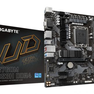 Gigabyte B760M DS3H DDR4 Ultra Durable Intel 1700 Socket Motherboard