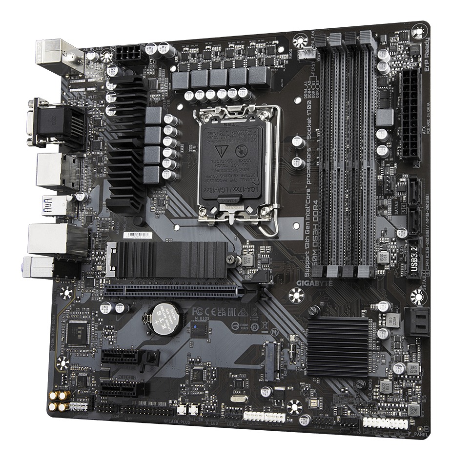 Gigabyte B760M DS3H DDR4 Ultra Durable Intel 1700 Socket Motherboard - Image 2