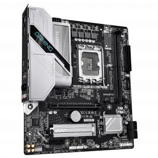 Gigabyte H810M GAMING WIFI6 Intel 1851 Socket Motherboard, Micro-ATX, 2x DDR5 Slots, 1x M.2 Socket, Fitted I/O Shield, 2.5GbE LAN, Wi-Fi 6, 1x DisplayPort / 1x HDMI Port