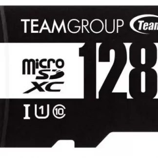Team 128GB Micro SDXC UHS-1 Class 10 Flash Card with Adapter