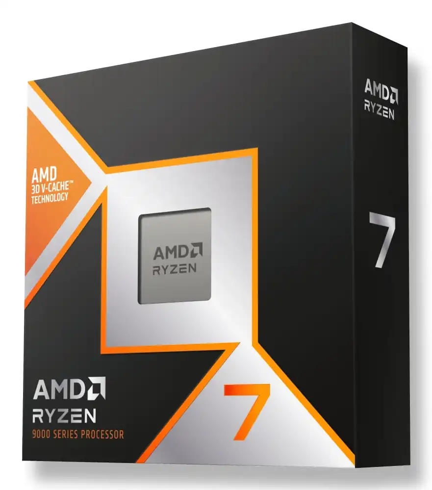 AMD Ryzen 7 9850X3D 5.6GHz 8 Core AM5 Desktop Processor with 16 Threads, AMD Radeon Graphics, 104MB Cache & 120W TDP