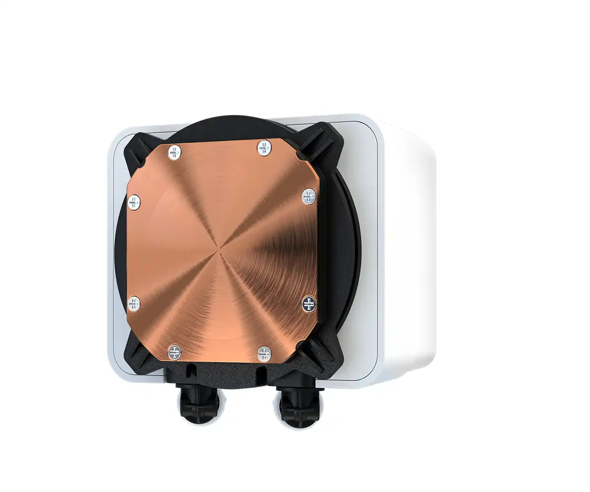 ASRock Challenger 360 Digital White AIO Liquid CPU Cooler, 360mm Radiator, Triple 120mm PWM ARGB Fans, 3" Digital Display, Intel LGA1700/1851 & AMD AM5/AM4 Compatible - Image 11