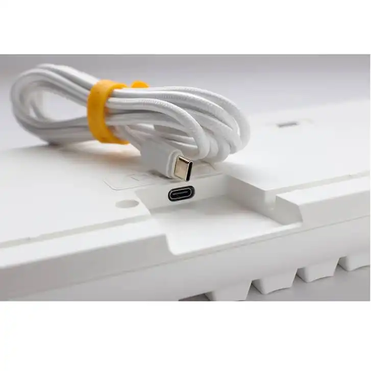 Ducky One 3 Classic Fullsize USB RGB Mechanical Gaming Keyboard Cherry Brown - Pure White UK Layout - Image 6