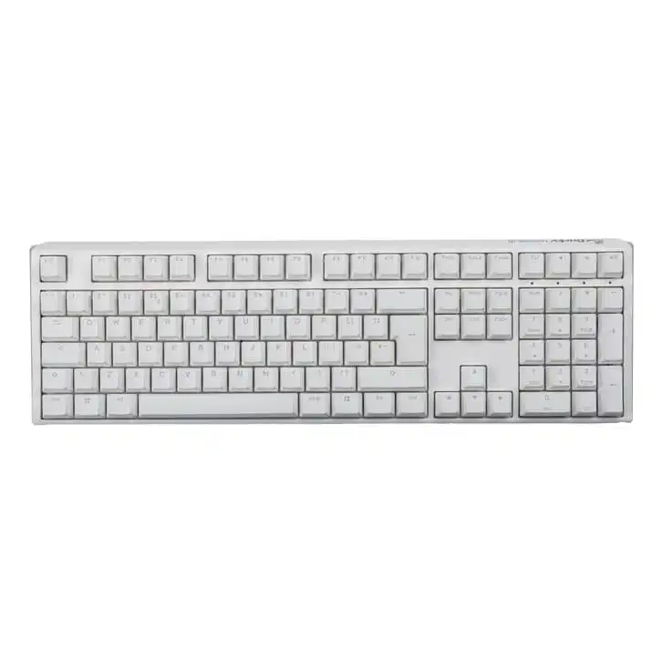 Ducky One 3 Classic Fullsize USB RGB Mechanical Gaming Keyboard Cherry Brown - Pure White UK Layout - Image 3