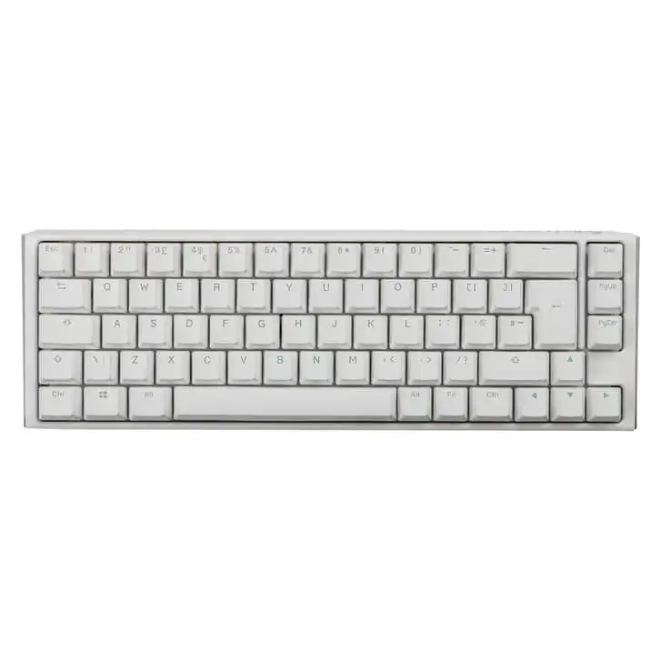 Ducky One 3 Classic 65 USB RGB Mechanical Gaming Keyboard Cherry Red - Pure White UK Layout - Image 7