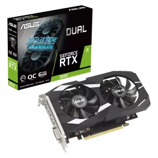 ASUS GeForce RTX 3050 Dual OC (6GB GDDR6/PCI Express 4.0/1537MHz/14000MHz)