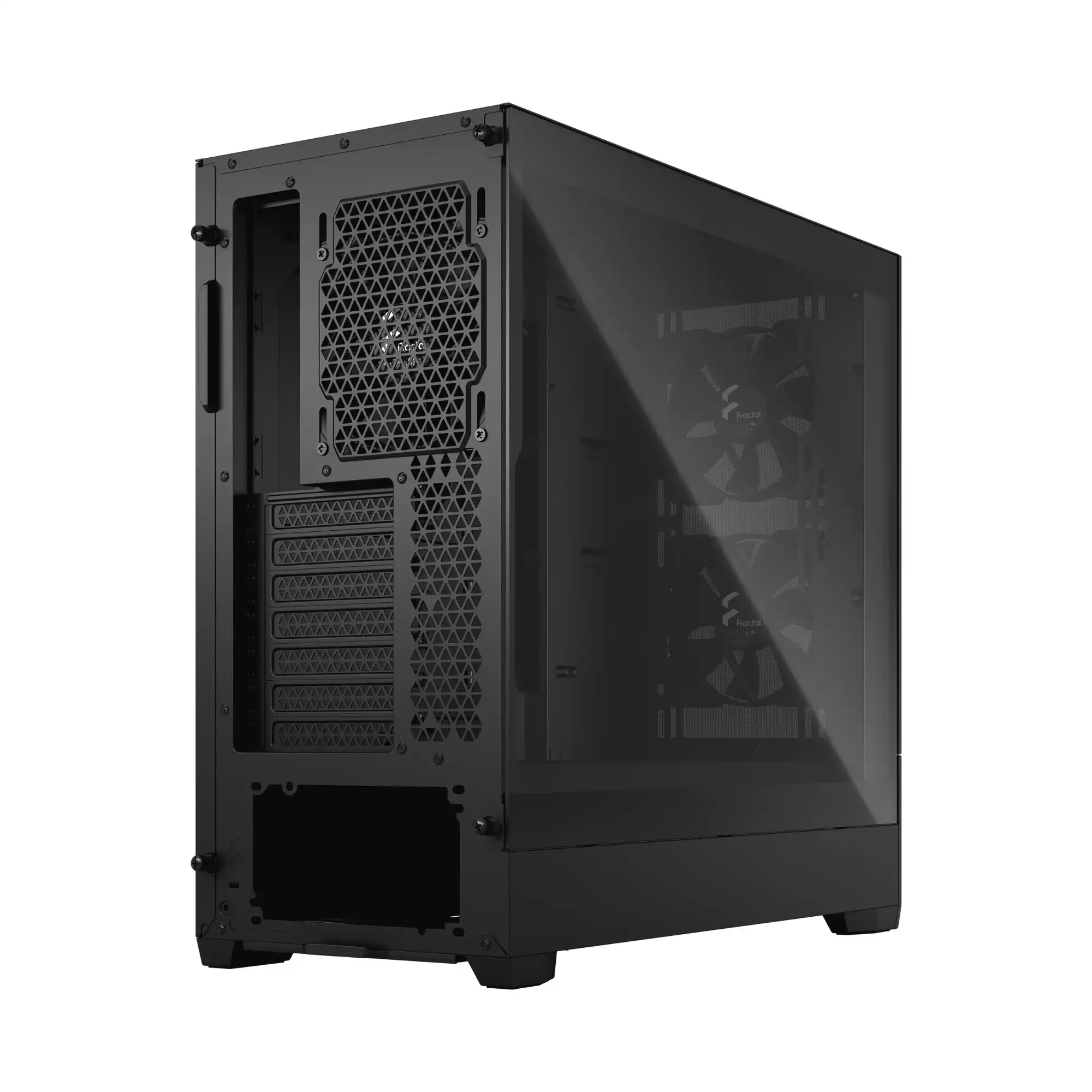 Fractal Design Pop Air (Black TG) Gaming Case w/ Clear Glass Window, ATX, Hexagonal Mesh Front, 3 Fans - Image 4
