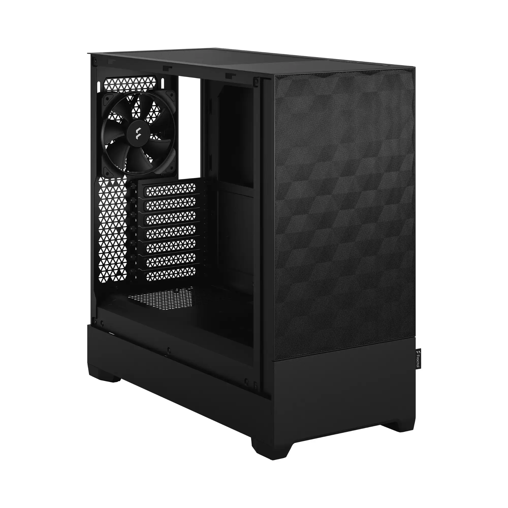 Fractal Design Pop Air (Black TG) Gaming Case w/ Clear Glass Window, ATX, Hexagonal Mesh Front, 3 Fans - Image 7