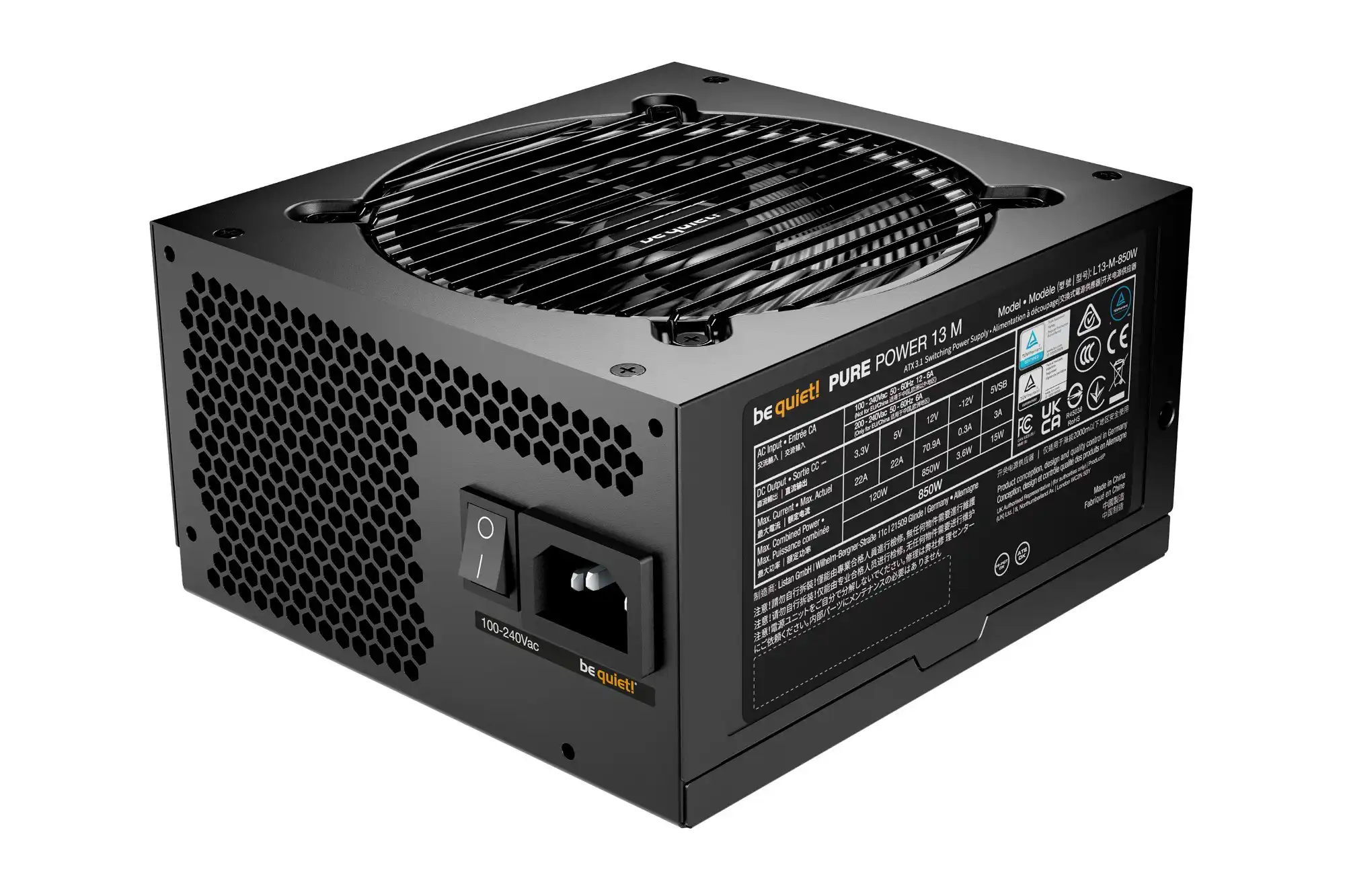 be quiet! Pure Power 13 M 850W is ATX 3.1 compliant and PCIe 5.1 compatible - Image 3