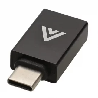 USB 2.0 Type A Socket to USB 3.1 Type C Male Plug Adapter BLACK