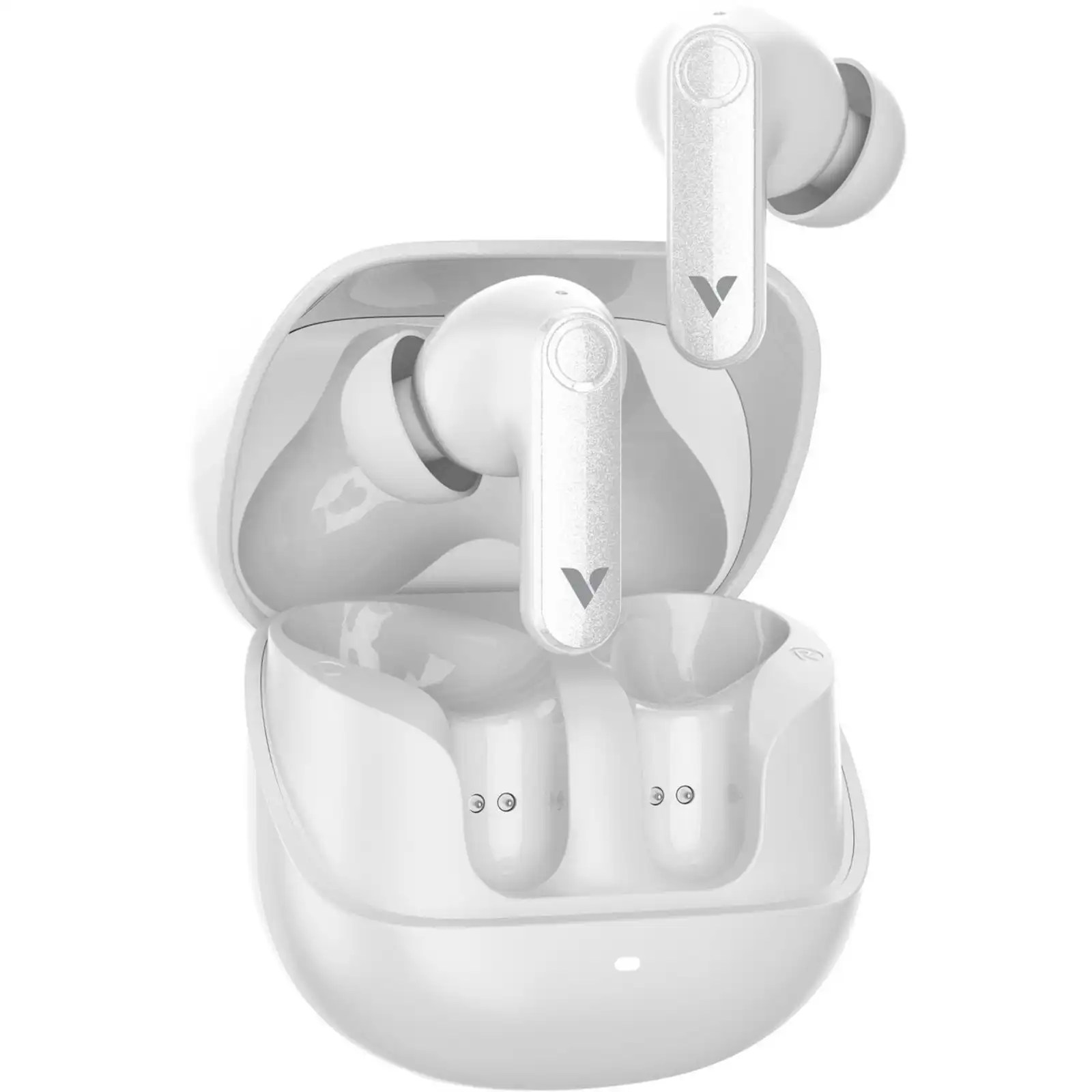 Verbatim TruSound Pro Earbuds Active Noise Cancelling + Environmental Noise Cancelling, White - Image 2