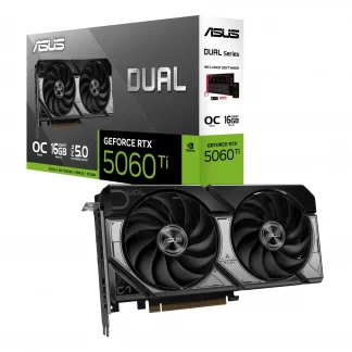 Asus GeForce RTX 5060 Ti Dual OC 16GB GDDR7 PCI-Express Graphics Card