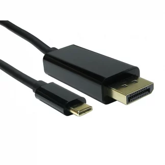 USB C to DisplayPort 4K 60Hz Adapter Cable Black 2m