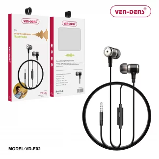 Ven-Dens 3.5mm headphones with mic