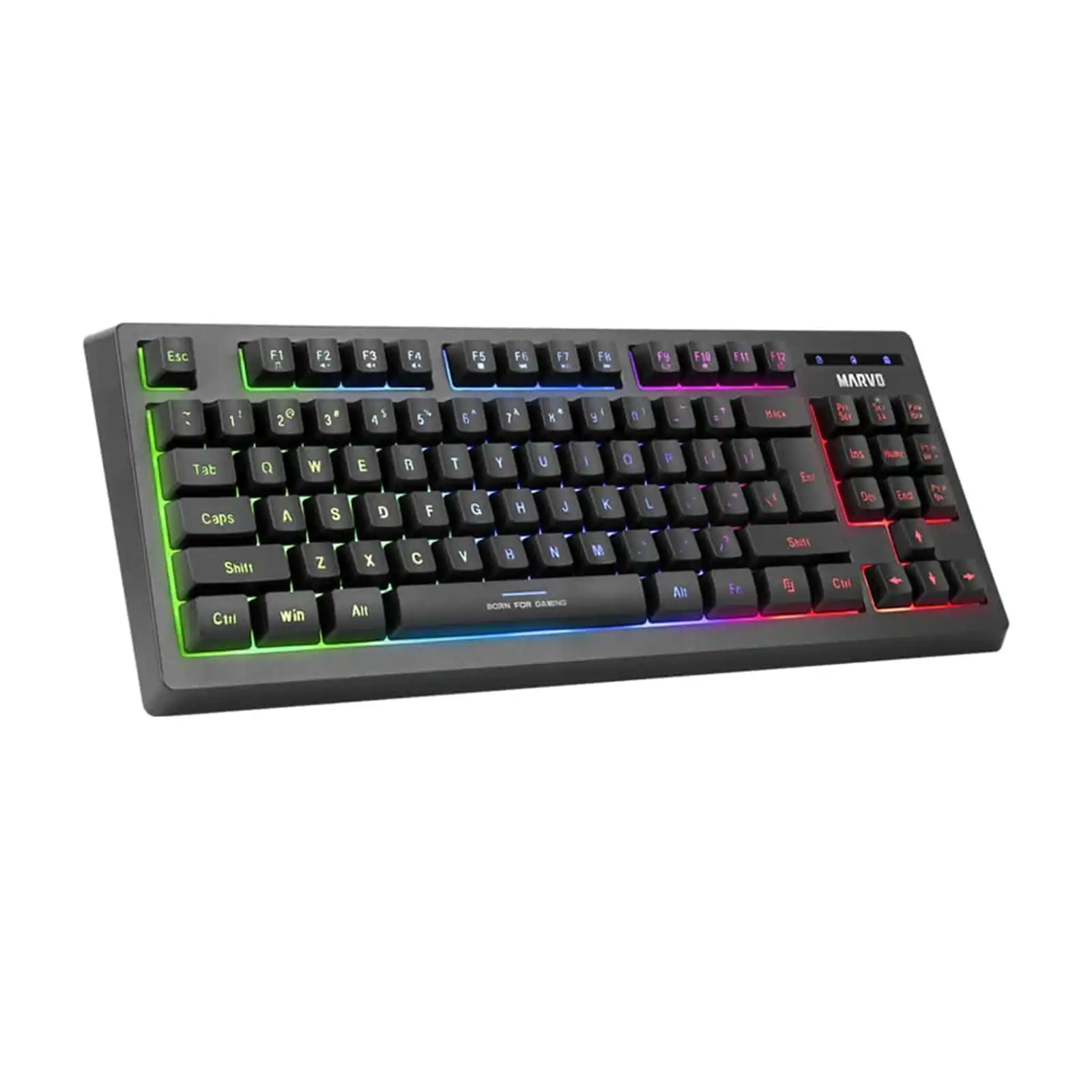 Marvo Scorpion CM310 Loot 30 3 in 1 RGB Wired Gaming UK Layout TKL Keyboard, Mouse and Mat Bundle (Black) - Image 2